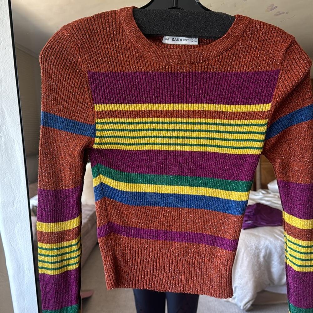 Zara Knit top size medium